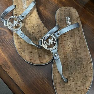 Michael Kors Silver Sandals